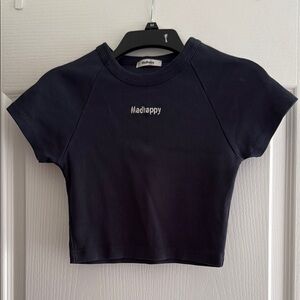 Madhappy Navy Blue CropTop
